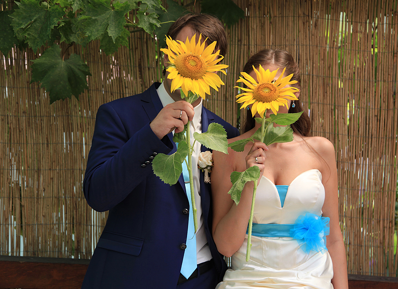 Bianka és Attila esküvői kreatív fotózása